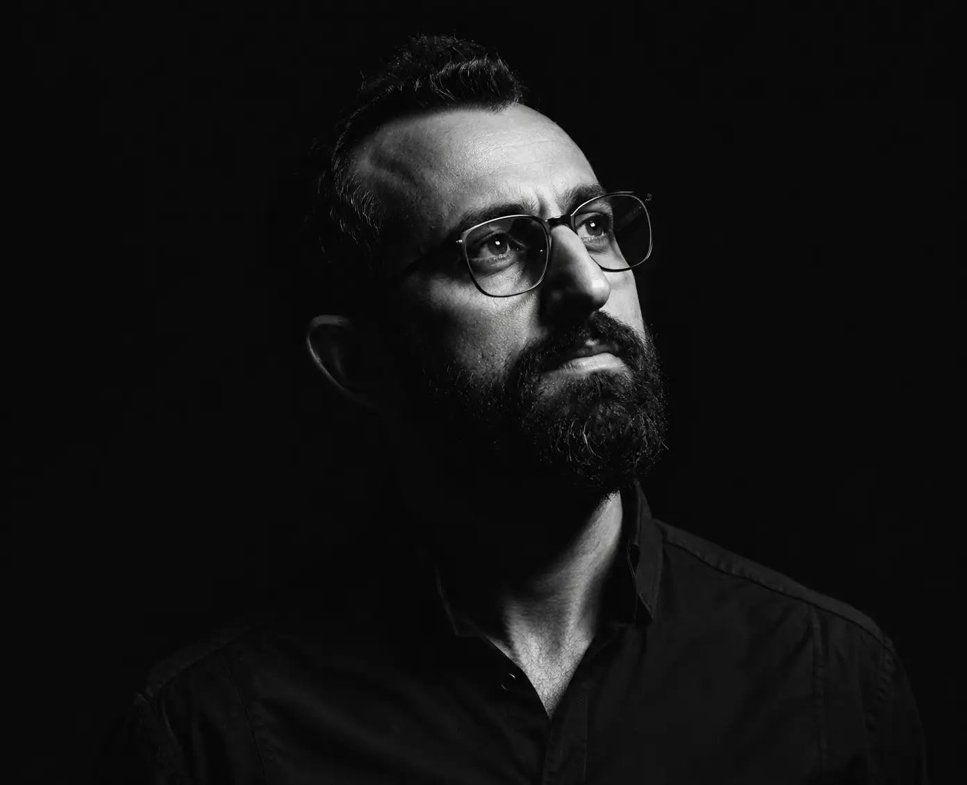 Yousif BW Portrait